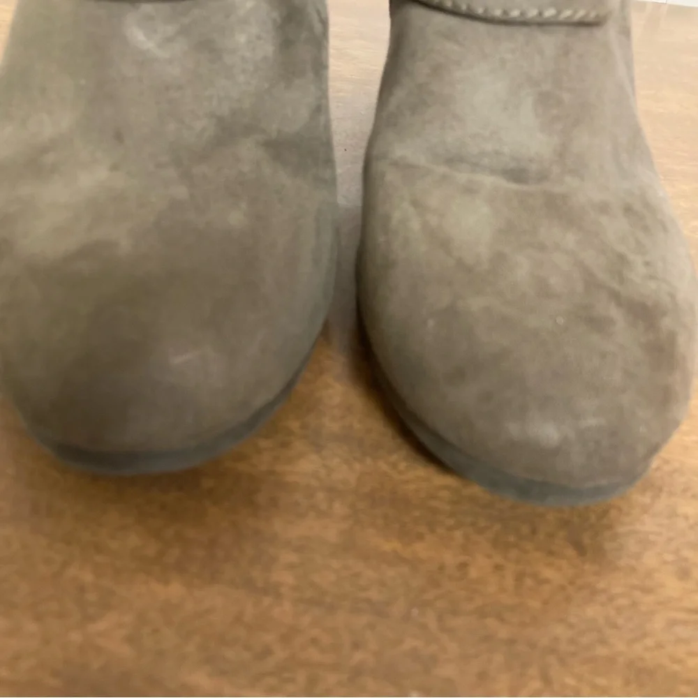 Arizona Jean Company Lady Brown Faux Suede Ankle Boots 8M